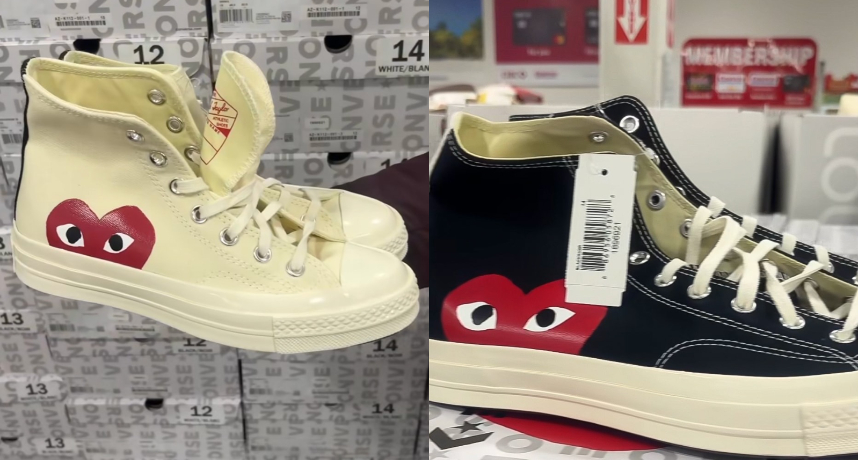 R.I.P 曾經的神！好市多驚見海量 COMME des GARÇONS PLAY x Converse Chuck Taylor 聯名鞋款